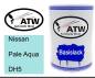 Preview: Nissan, Pale Aqua, DH5: 500ml Lackdose, von ATW Autoteile West.